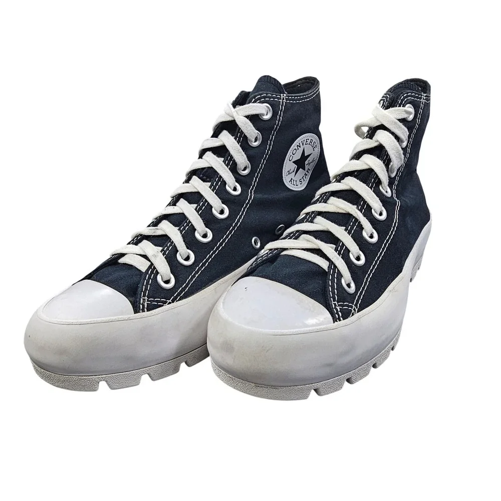 Converse Chuck Taylor All Star Lugged High Top Black Womens Size 9 Shoes 565901C - Picture 1 of 9